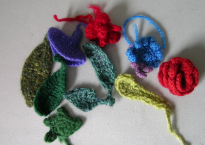 wool flowers