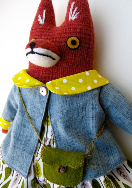 summer forest fox girl | Doll