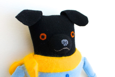 black pug doll