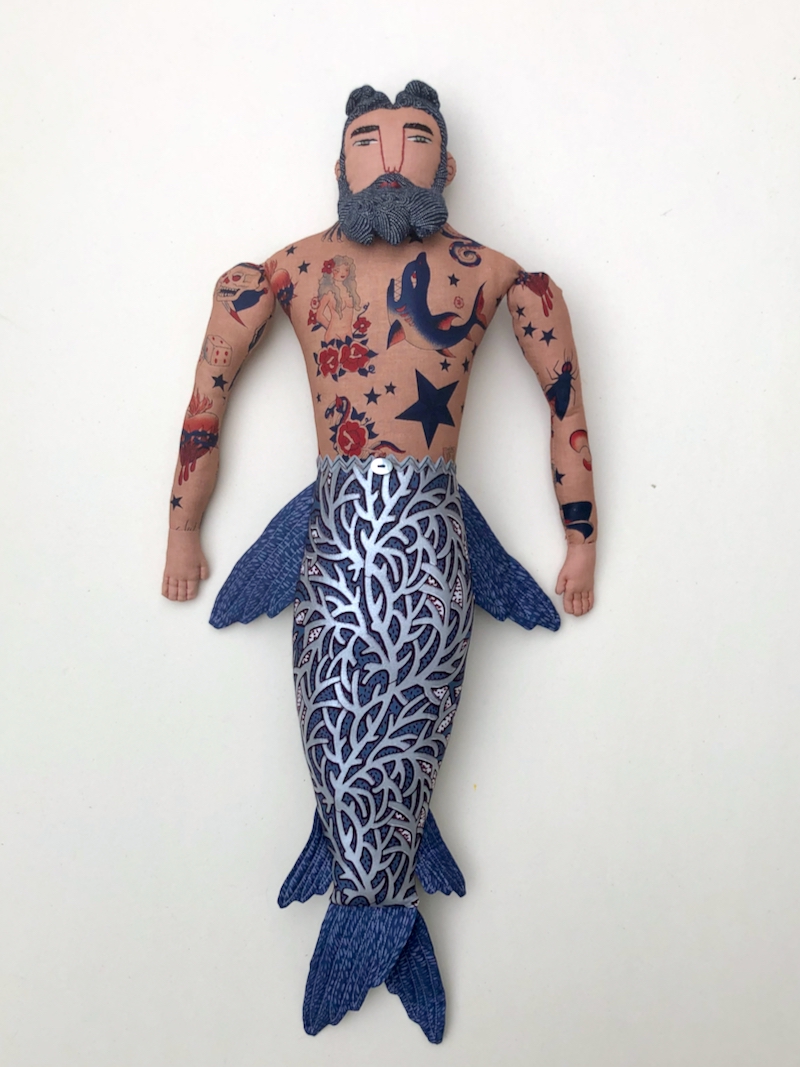 Silver-tailed Merman | Doll